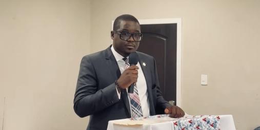 Mr. Stephen R. Johnson, DDG-Admin. reading his special statement