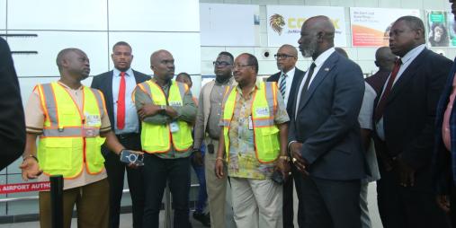 Director General Dennis’ Call to Action Sparks House Speaker Koon’s Urgent Visit to the Roberts International Airport.